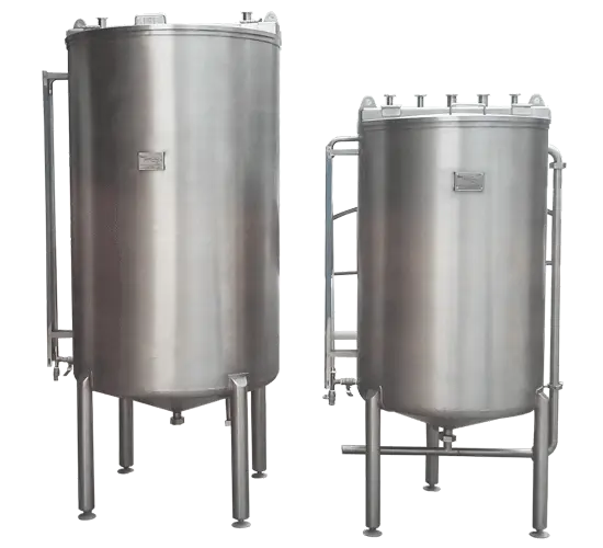 Réservoir en acier inoxydable pour le stockage des liquides