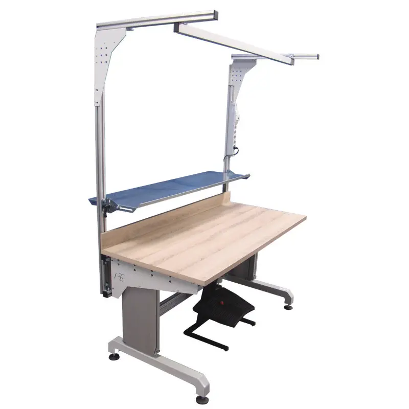 Table a hauteur réglable en profile aluminium